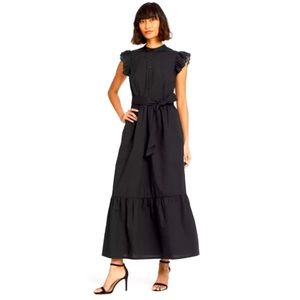 Who what wear embroidered maxi dress  Sz M